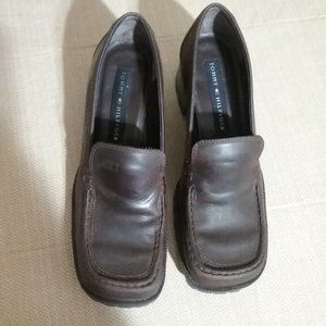 Tommy Hilfiger platform loafe  shoe SZ 8